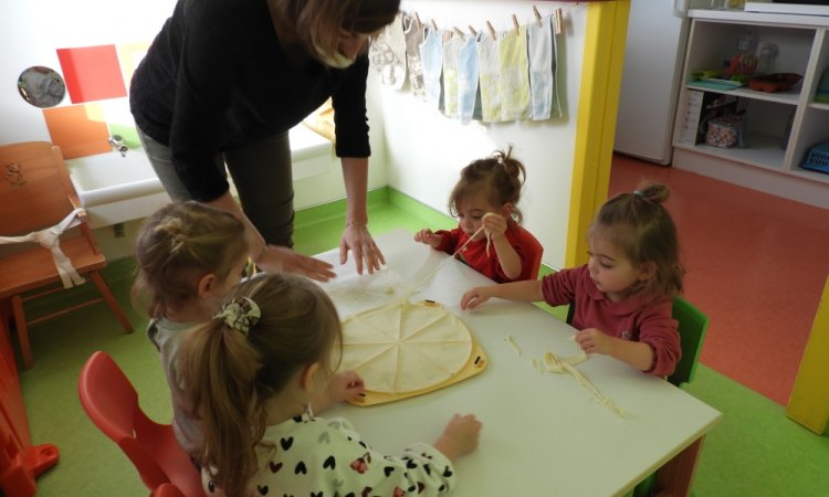 Confection galette chez Les Bisounours 