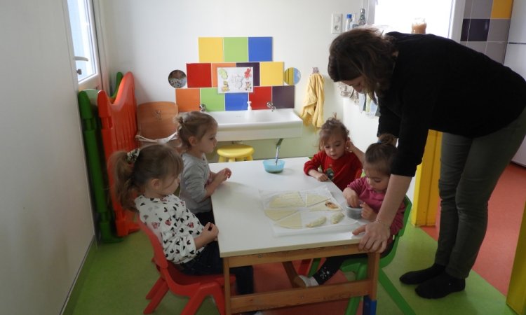 Confection galette chez Les Bisounours 